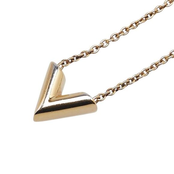 Pre Loved louis vuitton Women metallic | gold Necklaces - Picture 1 of 8